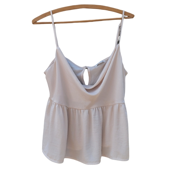 American Eagle Sphaghetti Strap Cowl Neck Babydoll top Size XL - Picture 4 of 9